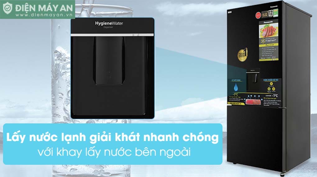 Tủ lạnh Panasonic Inverter 377 lít NR-BX421GPKV